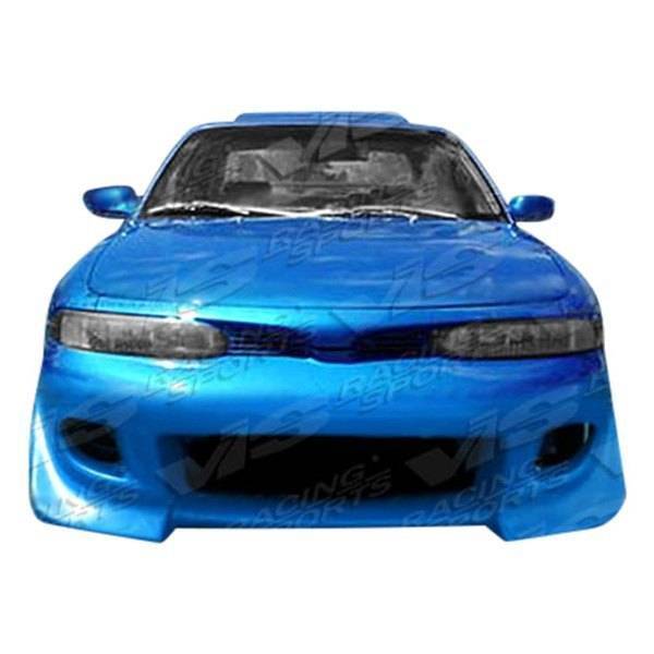 1994-1998 Mitsubishi Galant 4 doors BATTLE Z Style FRP Primer Front Bumper-1