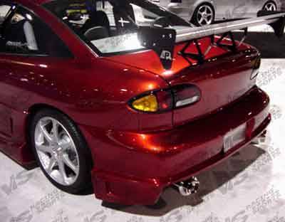 1995-1999 Chevrolet Cavalier 2 doors BATTLE Z Style FRP Primer Full Kit-3