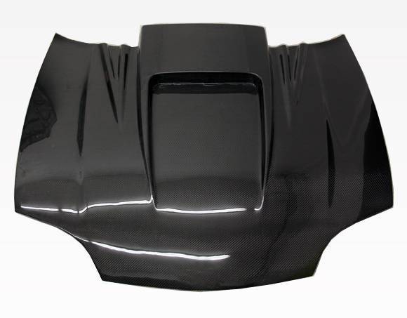1995-2002 Chevrolet Cavalier 2 doors 4 doors ZD Style Carbon Fiber Black Hood-1
