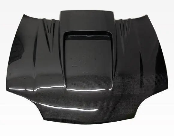 1995-2002 Chevrolet Cavalier 2 doors 4 doors ZD Style Carbon Fiber Black Hood-2