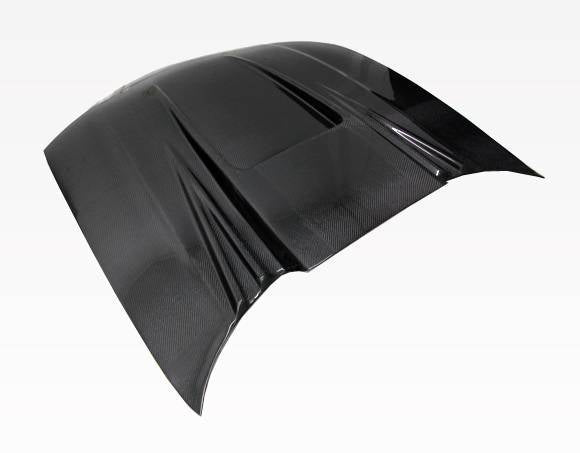 1995-2002 Chevrolet Cavalier 2 doors 4 doors ZD Style Carbon Fiber Black Hood-3