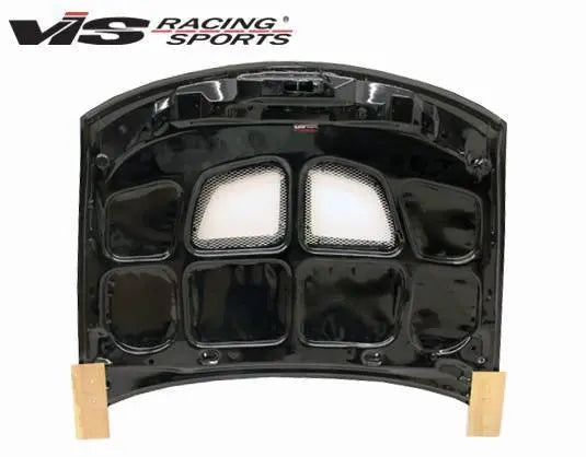 1995-1999 Dodge Avenger 2 doors EVO Style Carbon Fiber Black Hood-3