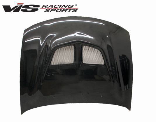 1995-1999 Dodge Avenger 2 doors EVO Style Carbon Fiber Black Hood-4