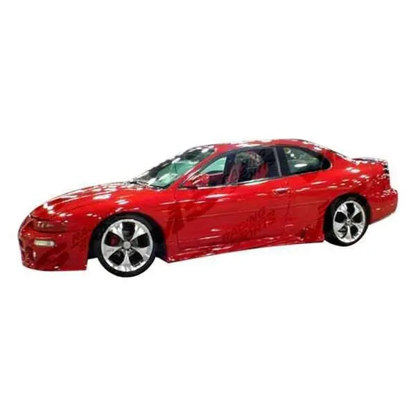 1995-1999 Dodge Avenger 2 doors INVADER Style FRP Primer Side Skirts-1