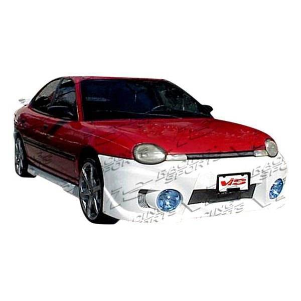 1995-1999 Dodge Neon 2 doors 4 doors EVO 5 Style FRP Primer Front Bumper-1