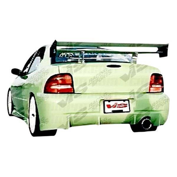 1995-1999 Dodge Neon 2 doors 4 doors TSC Style FRP Primer Rear Bumper-1