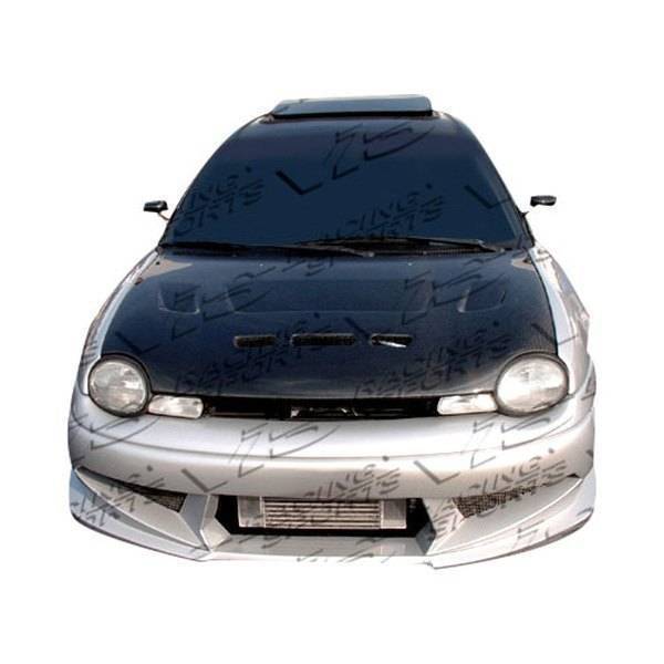 1995-1999 Dodge Neon 2 doors 4 doors VIPER Style FRP Primer Front Bumper-1