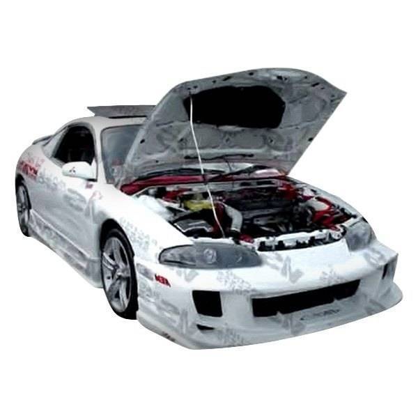 1995-1996 Mitsubishi Eclipse 2 doors Ballistix 2 Style FRP Primer Front Bumper-1