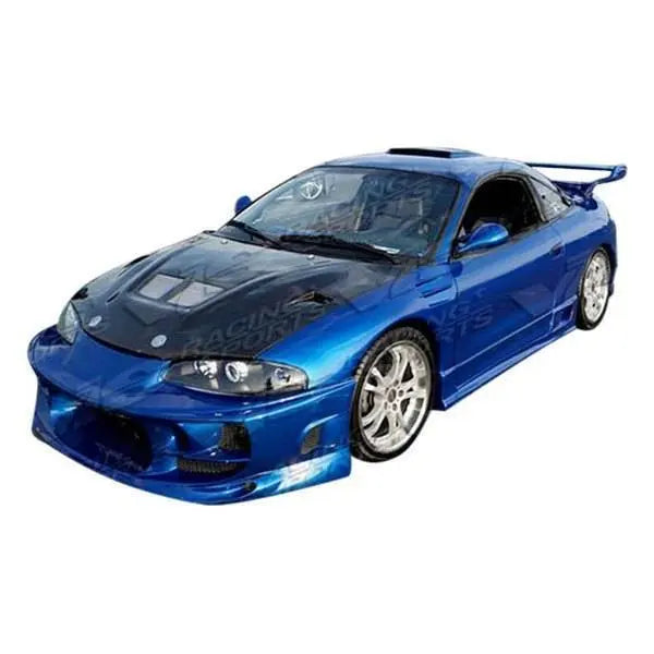 1995-1999 Mitsubishi Eclipse 2 doors BATTLE Z Style FRP Primer Side Skirts-1