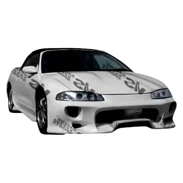 1995-1996 Mitsubishi Eclipse 2 doors INVADER Style FRP Primer Front Bumper-1