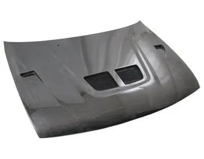 1995-1999 Nissan 200SX 2 doors EVO Style Carbon Fiber Black Hood-1