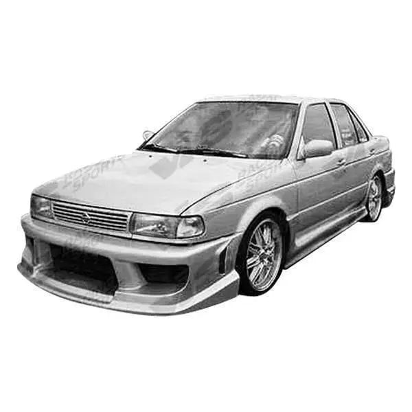 1995-1999 Nissan 200SX 2 doors STRIKER Style FRP Primer Side Skirts-1
