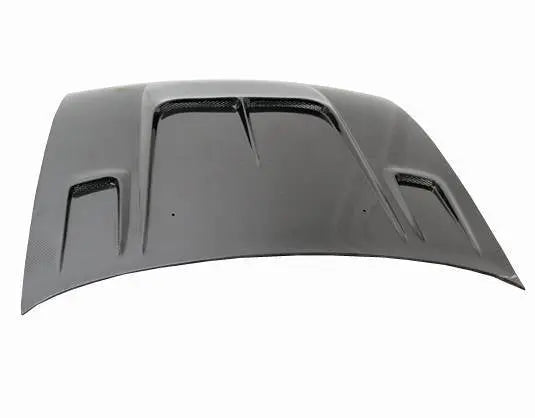 1995-1996 Nissan 240SX 2 doors Drift 2 Style Carbon Fiber Black Hood-3