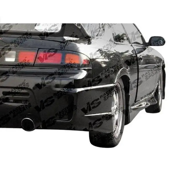 1995-1998 Nissan 240SX 2 doors GT BOMBER Style FRP Primer Side Skirts-1