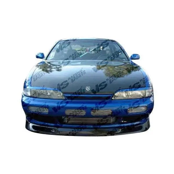 1995-1996 Nissan 240SX 2 doors OEM Style Carbon Fiber Black Hood-1