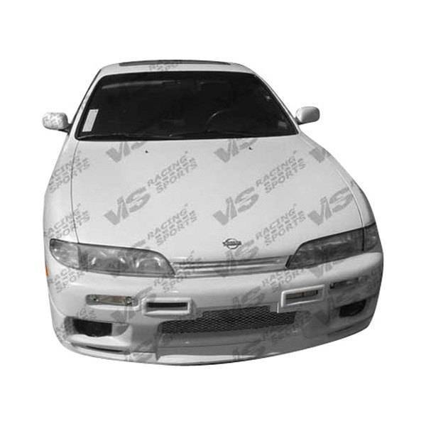 1995-1996 Nissan 240SX 2 doors OMEGA Style FRP Primer Front Bumper-1