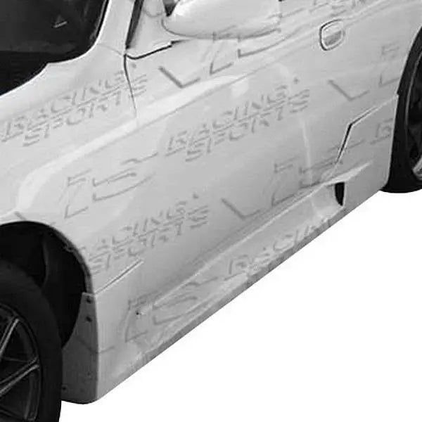 1995-1998 Nissan 240SX 2 doors OMEGA Style FRP Primer Side Skirts-1