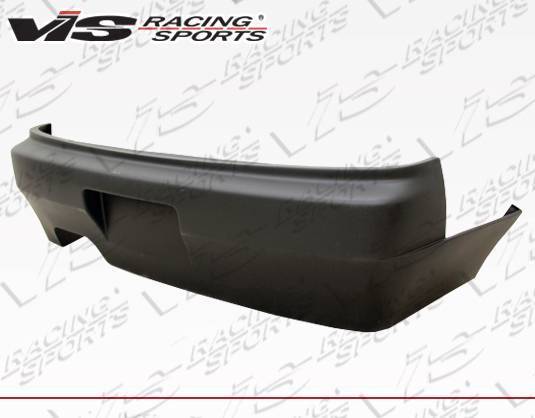 1995-1998 Nissan 240SX 2 doors Quad Six Style FRP Primer Rear Bumper-2