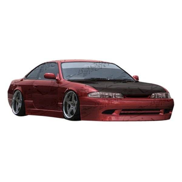 1995-1996 Nissan 240SX 2 doors Super Style FRP Primer Full Kit-1