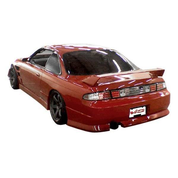 1995-1998 Nissan 240SX 2 doors V Speed Style FRP Primer Rear Bumper-2