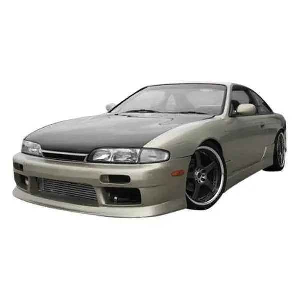 1995-1998 Nissan 240SX 2 doors V Speed Style FRP Primer Side Skirts-1