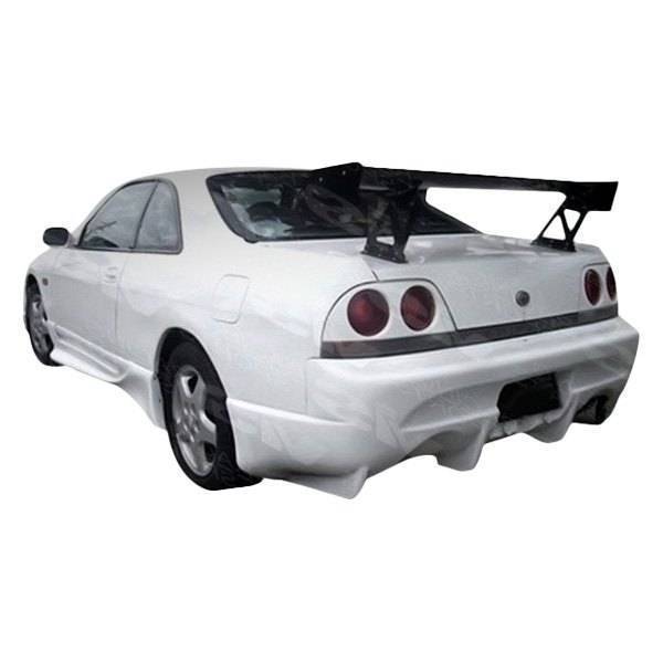 1995-1998 Nissan Skyline R33 GTR 2 doors INVADER Style FRP Primer Rear Bumper-1