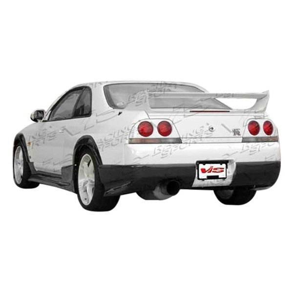 1995-1998 Nissan Skyline R33 GTR 2 doors TERMINATOR Style FRP Primer Rear Lip-1
