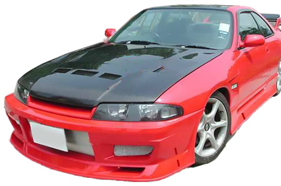 1995-1998 Nissan Skyline R33 GTR 2 doors FRP Primer Front Bumper-1