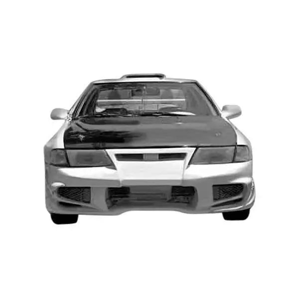 1995-1999 Nissan Sentra 4 doors OEM Style Carbon Fiber Black Hood-1