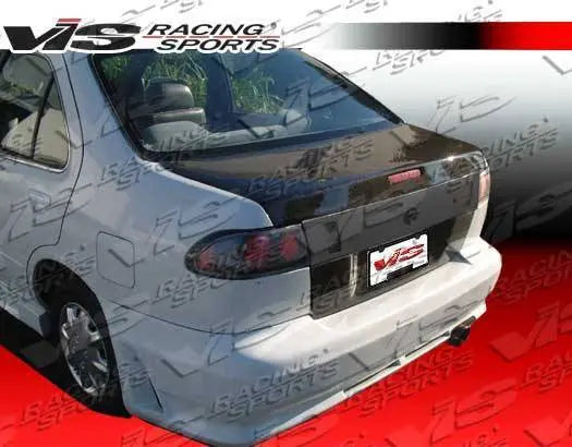 1995-1999 Nissan Sentra 4 doors OEM Style Carbon Fiber Black Trunk-3