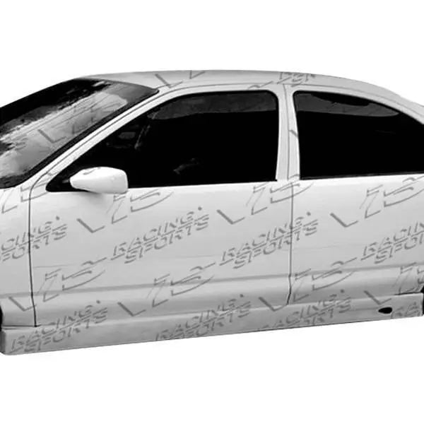 1995-2005 Pontiac SunFire 4 doors BALLISTIX Style FRP Primer Side Skirts-1