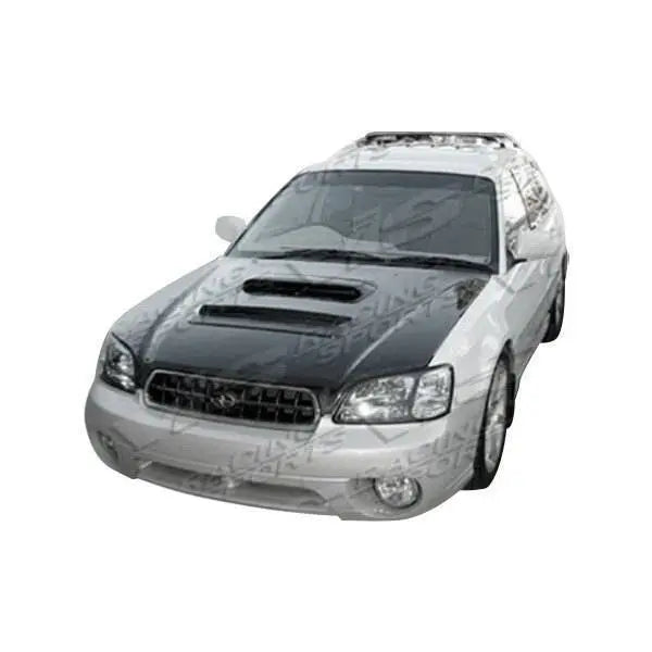 1995-1999 Subaru Legacy 4 doors V Line Style Carbon Fiber Black Hood-3