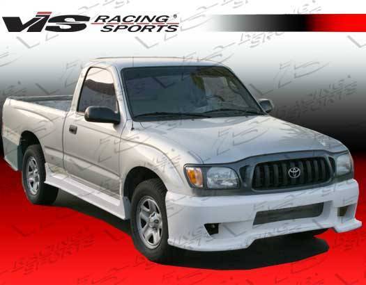 1995-2000 Toyota Tacoma 2 doors Outlaw 1 Style FRP Primer Full Kit-4