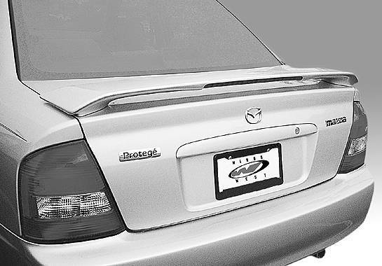 1999-2002 Mazda Protege FRP Primer Spoiler-1