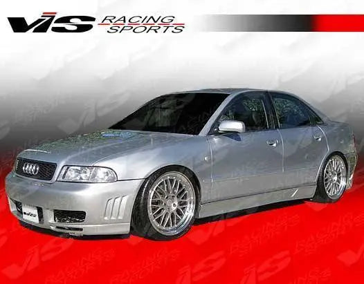 1996-2001 Audi A4 4 doors RSR Style FRP Primer Side Skirts-3