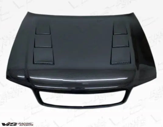 1996-2001 AUDI A4 4 doors TERMINATOR Style Carbon Fiber Black Hood-2