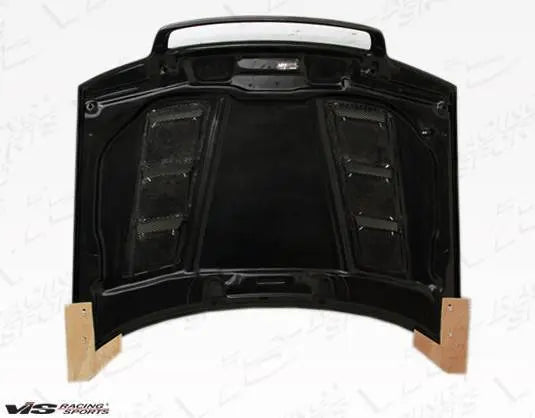 1996-2001 AUDI A4 4 doors TERMINATOR Style Carbon Fiber Black Hood-4