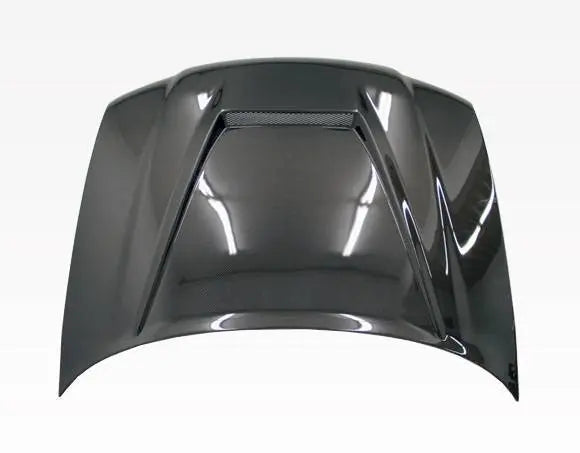 1996-2001 AUDI A4 4 doors INVADER Style Carbon Fiber Black Hood-3