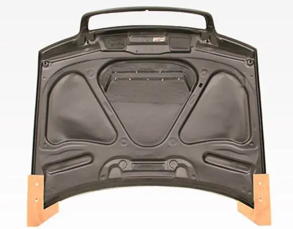 1996-2001 AUDI A4 4 doors INVADER Style Carbon Fiber Black Hood-5