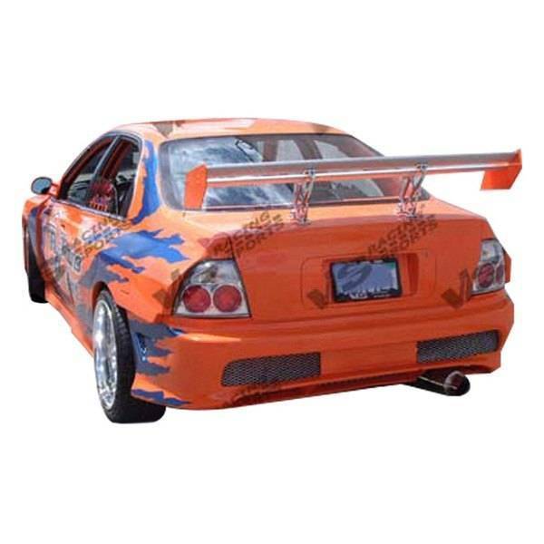 1996-1997 Honda Accord 2 doors 4 doors KOMBAT Style FRP Primer Rear Bumper-1