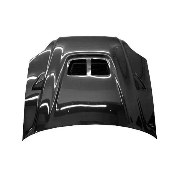 1996-1998 Honda Civic 2 doors EVO Style Carbon Fiber Black Hood-1