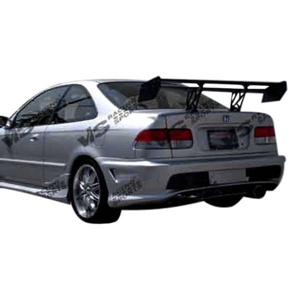 1996-2000 Honda Civic 2 doors 4 doors kombat 2 Style FRP Primer Rear Bumper-1
