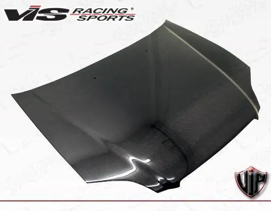 1996-1998 Honda Civic 2 doors 4 doors OEM Style Carbon Fiber Black Hood-2