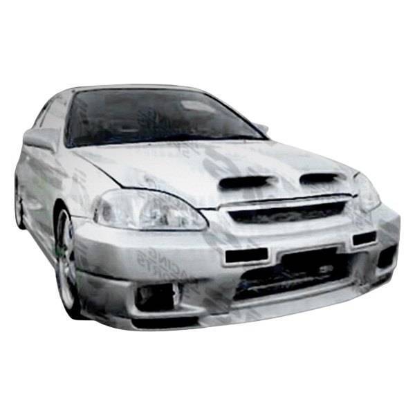 1996-1998 Honda Civic Hatchback 4 doors 2 doors OMEGA Style FRP Primer Front Bumper-1