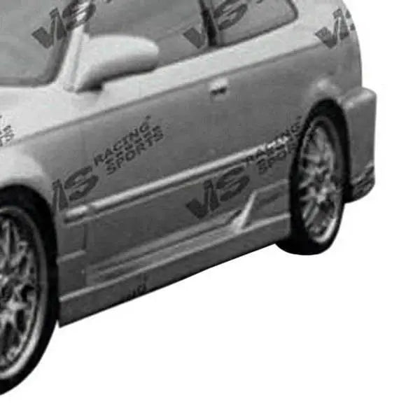 1996-2000 Honda Civic Hatchback 2 doors TSC Style FRP Primer Side Skirts-1