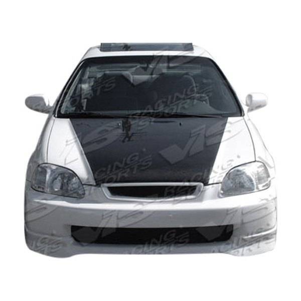 1996-1998 Honda Civic Hatchback 4 doors 2 doors Type R Style FRP Primer Front Bumper-1