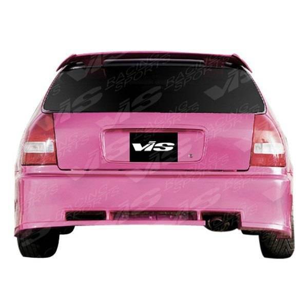 1996-2000 Honda Civic 2 doors 4 doors WALKER Style FRP Primer Rear Bumper-1