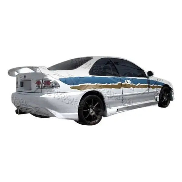 1996-2000 Honda Civic Hatchback 2 doors XGT Style FRP Primer Side Skirts-1