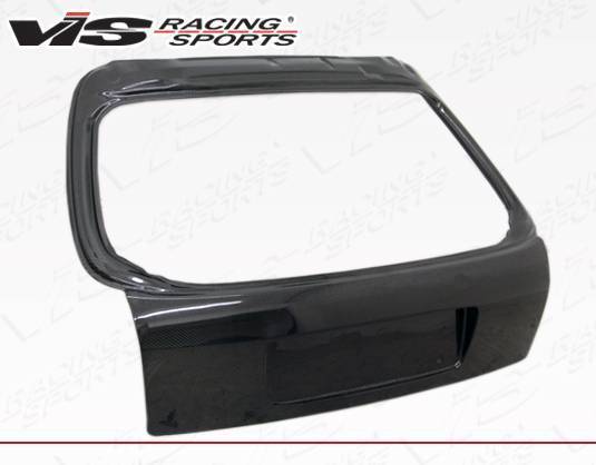 1996-1998 Honda Civic Hatchback OEM Style Carbon Fiber Black Hatch-3
