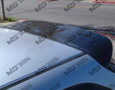 1996-2000 Honda Civic Hatchback Carbon Fiber Black Spoiler-1